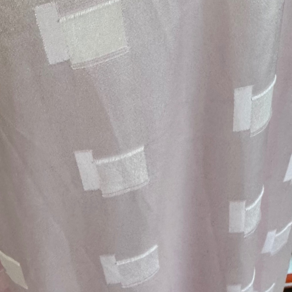 True Vintage Tender Moments Baby Pink Geometric Maxi Slip Size Large - Picture 4 of 4